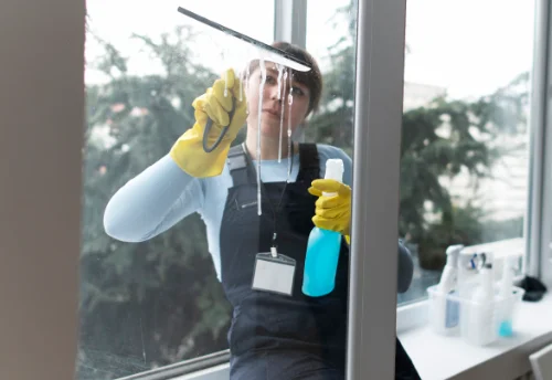 Nettoyage de vitres intérieures et extérieures aux Molières